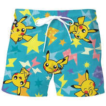 Lade das Bild in den Galerie-Viewer, Pokemon Sommer Strand- Badeshorts in vielen Motiven