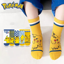Load image into Gallery viewer, Pokemon Pikachu Kinder Socken 5er Pack
