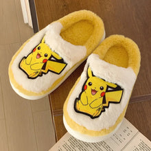 Lade das Bild in den Galerie-Viewer, Flauschige Evoli, Bisasam, Pikachu Kinder Hausschue