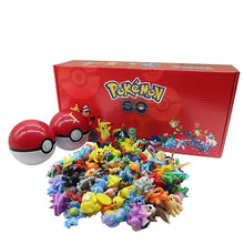 Load image into Gallery viewer, 144 Pokemon Figuren mit 2x Pokeball in Geschenkbox