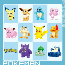 Load image into Gallery viewer, 11er Set Pokemon Figuren Klemm-Baustein Mini Fiiguren