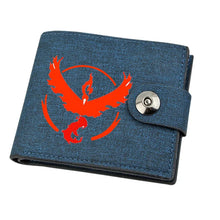 Load image into Gallery viewer, Canvas Portemonnaie mit Pokemon Motiven