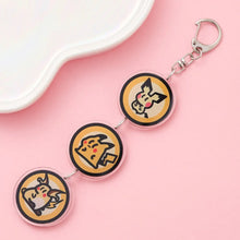 Lade das Bild in den Galerie-Viewer, Süße Pokeom Anime Acrylic Schlüsselanhänger Keychains
