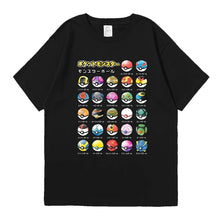 Load image into Gallery viewer, Pokémon T-Shirt mit Poké Ball Sammlung