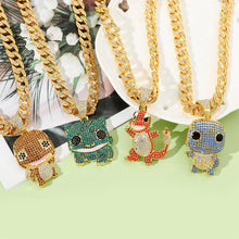 Lade das Bild in den Galerie-Viewer, Hiphop Halskette mit Pokemon Motiven
