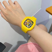 Load image into Gallery viewer, Pokomon Pikachu Kinder Armbanduhr mit klassicher Anzeige der Uhrzeit