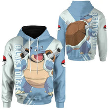 Load image into Gallery viewer, Blitza Joelton oder Blastoise Turtok Hoodie