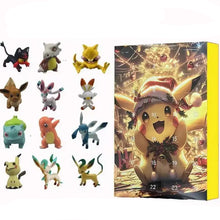 Lade das Bild in den Galerie-Viewer, Pikachu Adventskalender mit Weihnachtlichen Pokemon Motiven