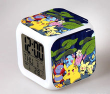 Load image into Gallery viewer, Pokemon Anime Wecker mit LED und Alarm Funktion in vielen Motiven