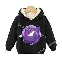 Load image into Gallery viewer, Warme gefütterte Kinder Pullies Hoodies mit Pokemon Motiven