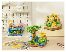 Load image into Gallery viewer, Pokémon Baustein Spielzeug Sets (Pikachu Sonnenblume, Enton und Flegmon oder Pikachu und Plinfa)