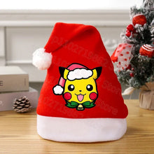 Load image into Gallery viewer, Weihnachtliche Pikachu Pokemon Mütze für Kinder oder Erwachsene