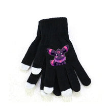 Load image into Gallery viewer, Flauschige Winter Handschuhe mit Pokemon Motiven in Pink oder Schwarz