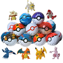 Load image into Gallery viewer, Figuren mit Pokemon Ball - viele Motive