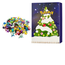 Load image into Gallery viewer, Weihnachtliche Adventskalender mit Pikachu und Pokemon Motiven