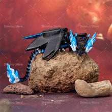 Load image into Gallery viewer, Mega Glurak Charizard X Y Figur mit bewegbaren Flügeln etc.