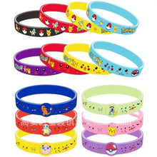 Load image into Gallery viewer, 12 Stk. Kinder Armbänder mit Pikachu Motiven