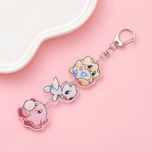 Lade das Bild in den Galerie-Viewer, Süße Pokeom Anime Acrylic Schlüsselanhänger Keychains
