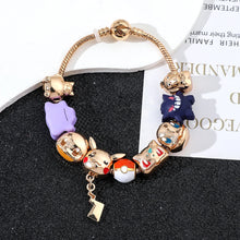 Load image into Gallery viewer, Pokemon Armband mit Pokemon Figuren als Anhänger