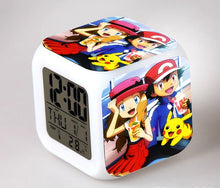 Load image into Gallery viewer, Pokemon Anime Wecker mit LED und Alarm Funktion in vielen Motiven