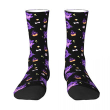 Load image into Gallery viewer, Farbenfrohe Gengar Socken in vielen bunten Motiven