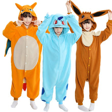 Load image into Gallery viewer, Pokemon Onesie für Kinder Kigurumis, Kostüm, Halloween