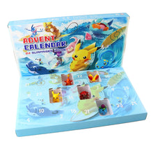 Load image into Gallery viewer, Pokemon Advent Kalender mit Pikachu Surfer Motiv