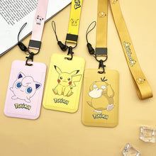 Load image into Gallery viewer, Pokemon Pikachu Lanyard Karten Halter in verschiedenen Motiven