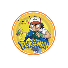 Lade das Bild in den Galerie-Viewer, Pokemon Kinder-Geburtstags Deko - Teller, Becher, Banner, Tischdecke etc.