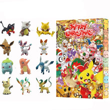 Lade das Bild in den Galerie-Viewer, Pikachu Adventskalender mit Weihnachtlichen Pokemon Motiven
