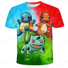 Load image into Gallery viewer, Bunte Farbenfrohe Pokemon T-Shirts für den Sommer