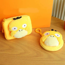 Load image into Gallery viewer, Flauschige Enton Psyduck Geldbörse mit Clip