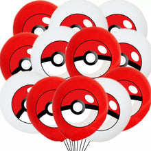 Lade das Bild in den Galerie-Viewer, Bunte Luftballons (12 oder 24 Stk.) für die Pokemon Geburtstagsfeier