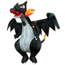 Load image into Gallery viewer, Aufblasbares Charizard Glurak Kostüm für Cosplay, Karneval, Fasching etc.
