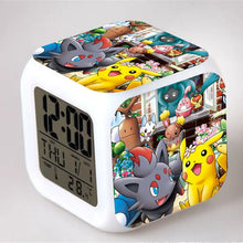 Load image into Gallery viewer, Pokemon Anime Wecker mit LED und Alarm Funktion in vielen Motiven