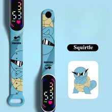 Load image into Gallery viewer, Bunte Pokemon LED Kinder Armbanduhren mit Farbdisplay
