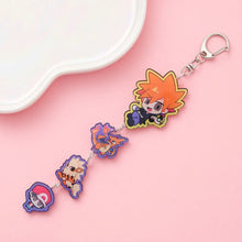 Lade das Bild in den Galerie-Viewer, Süße Pokeom Anime Acrylic Schlüsselanhänger Keychains