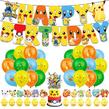 Lade das Bild in den Galerie-Viewer, Pokemon Geburtstags Feier Party Deko Artikel