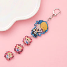 Lade das Bild in den Galerie-Viewer, Süße Pokeom Anime Acrylic Schlüsselanhänger Keychains