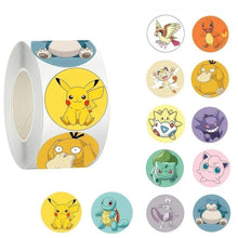 Lade das Bild in den Galerie-Viewer, 500, 1000 oder 2000 Pokemon Sticker Aufkleber auf Rolle