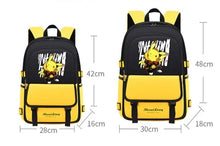Lade das Bild in den Galerie-Viewer, Multifunktionaler Schulranzen mit Pikachu Motiven