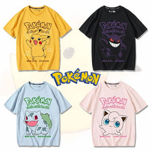 Load image into Gallery viewer, Pokemon Pikachu Sommer T-Shirts mit kurzen Armen