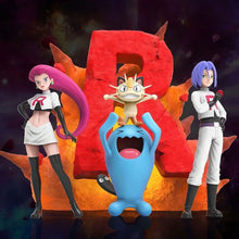 Lade das Bild in den Galerie-Viewer, Team Rocket Figuren Set mit Jessie, James, Mauzi und Woingenau