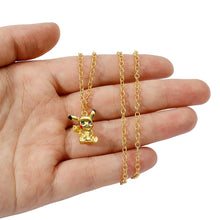 Load image into Gallery viewer, Tolle goldene Pikachu Halskette