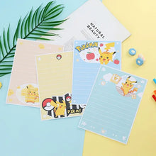 Lade das Bild in den Galerie-Viewer, 10Per Set Pokemon Pikachu Einladungskarten, Brief mit Umschlag
