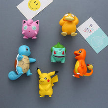 Lade das Bild in den Galerie-Viewer, 6er Set Pokemon Kühlschrank Magnete