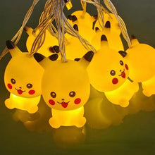 Lade das Bild in den Galerie-Viewer, Pikachu Licherkette mit 10x Pikachu (ca. 1.5M)