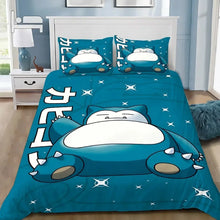 Lade das Bild in den Galerie-Viewer, Bettwäsche mit tollen Relaxo Snorlax Pokemon Motiven