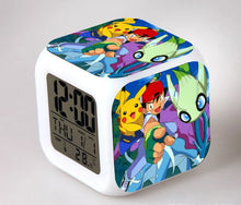 Load image into Gallery viewer, Pokemon Anime Wecker mit LED und Alarm Funktion in vielen Motiven