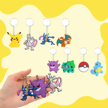 Load image into Gallery viewer, Pokemon Anhänger Keychains im 8er oder 16er Pack